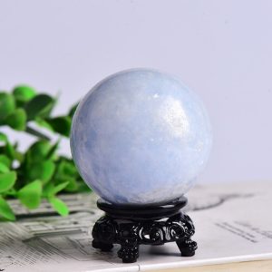 1PC Natural Dream Amethyst Ball Polished Globe Massaging Ball Reiki Healing Stone Home Decoration Exquisite Gifts Souvenirs Gift – Color : Light Yellow – Size : XXXL