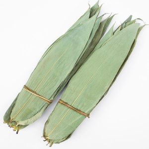 DIY Traditional Chinese Rice Dumpling Fresh and Dried Big Leaves Send Palm Rope Leaves for Drying Wild Acorus Le – Color : Green